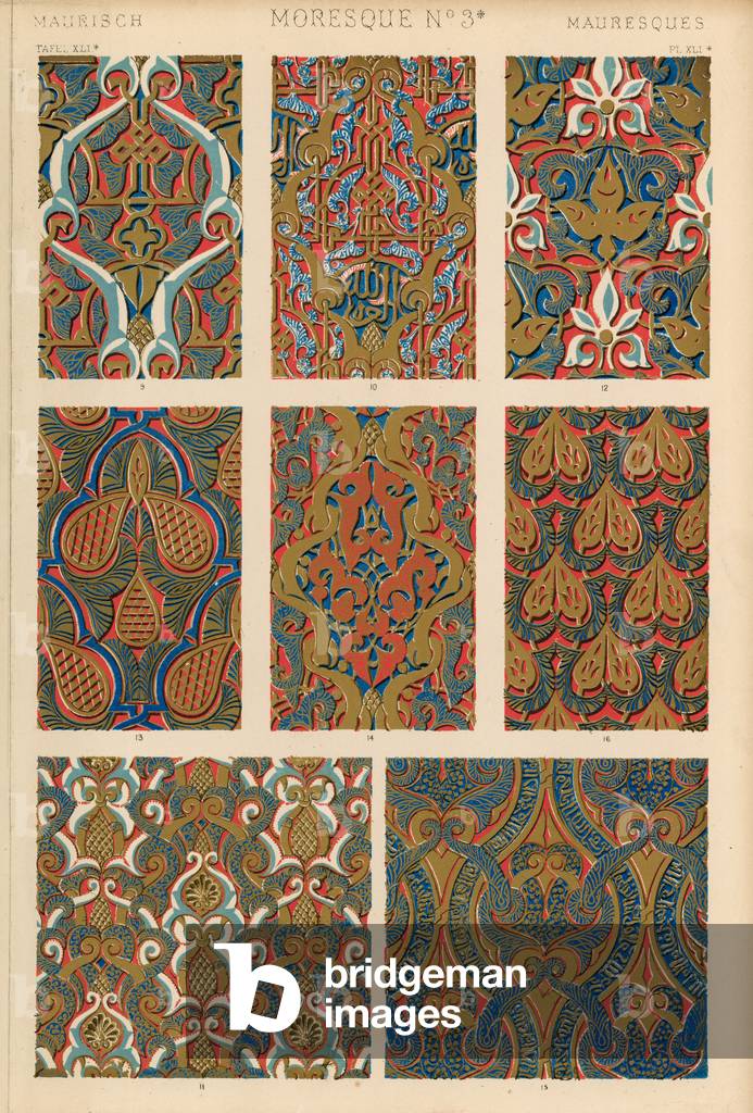 Moresque (colour litho)