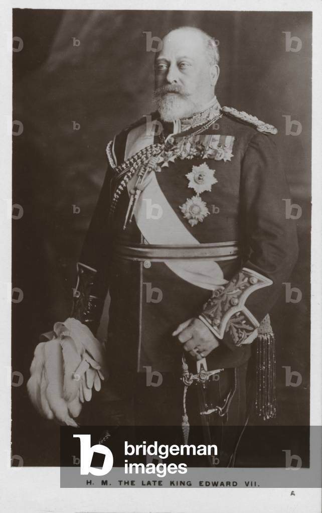HM The Late King Edward VII (b/w photo)