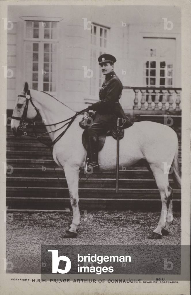 HRH Prince Arthur of Connaught (b/w photo)