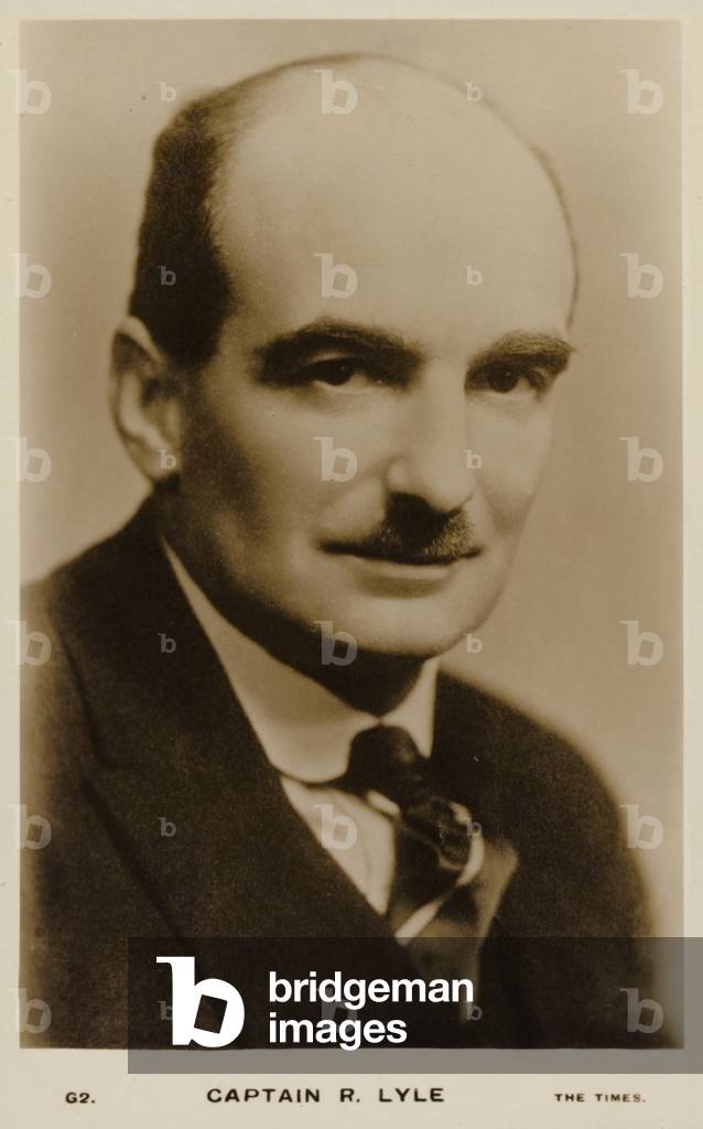 Captain R Lyle (b/w photo)