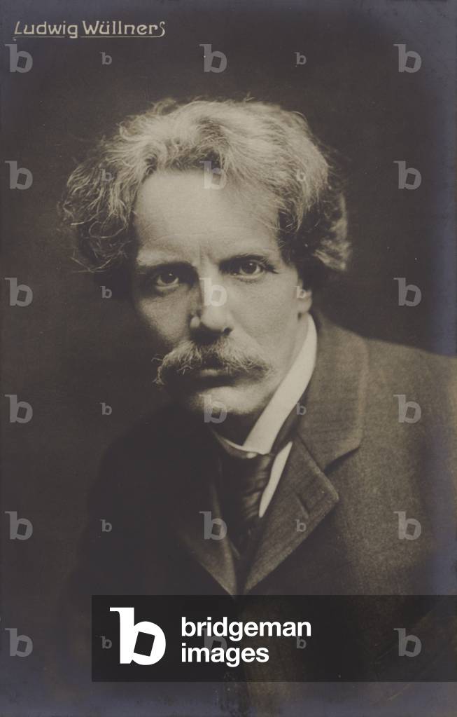 Ludwig Wullner, German singer and actor (b/w photo)