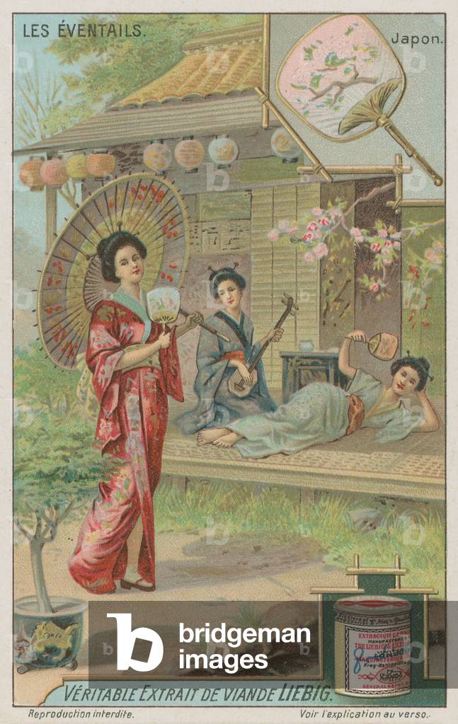 Fans in Japan (chromolitho)