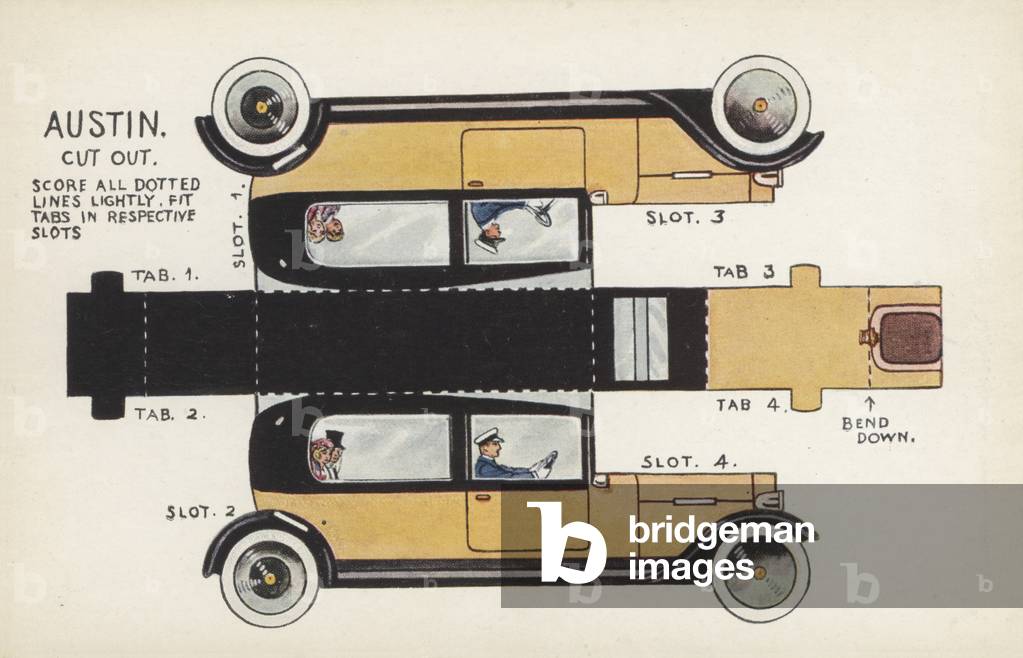 Austin Cut Out (colour litho)