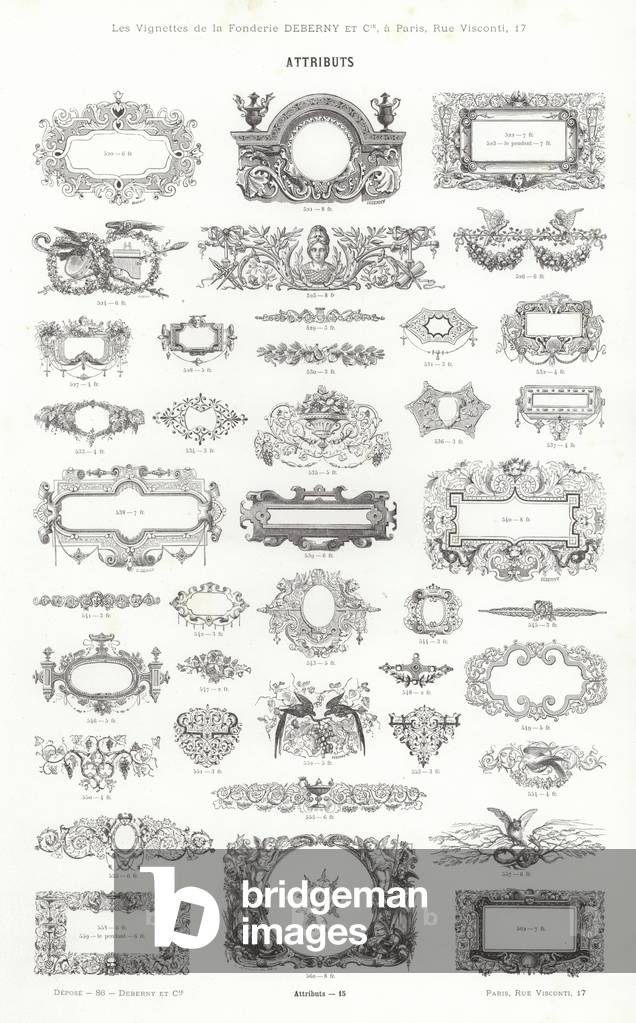 Page from Vignettes Typographiques (engraving)