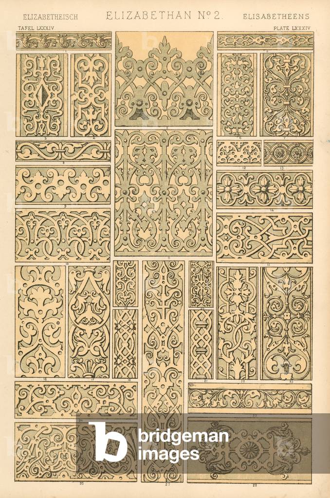 Elizabethan (colour litho)