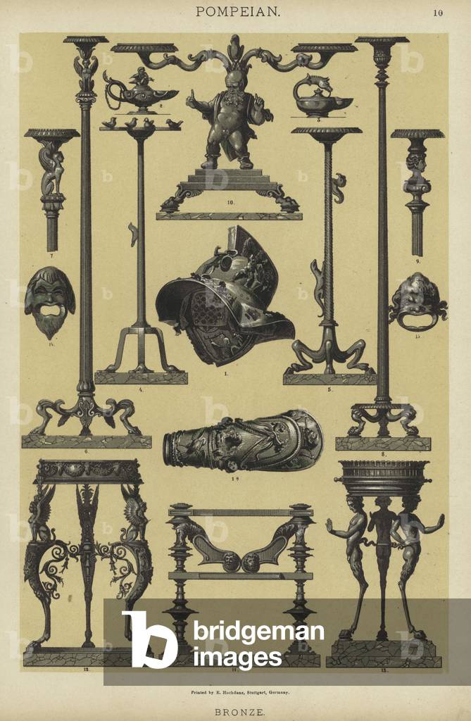 Pompeian, Bronze (colour litho)