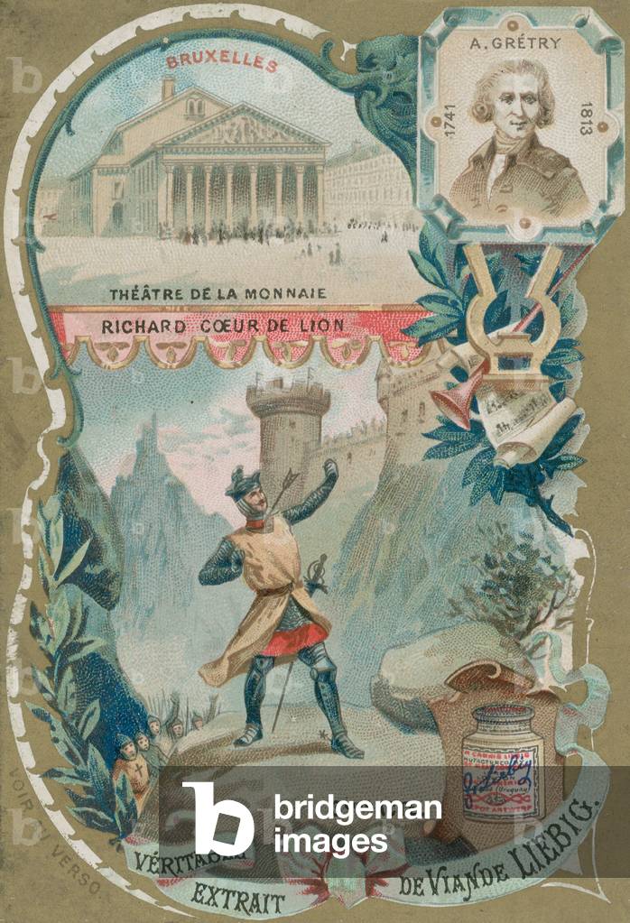 Andre Gretry's Richard Coeur de Lion at the Royal Theatre of the Mint (chromolitho)