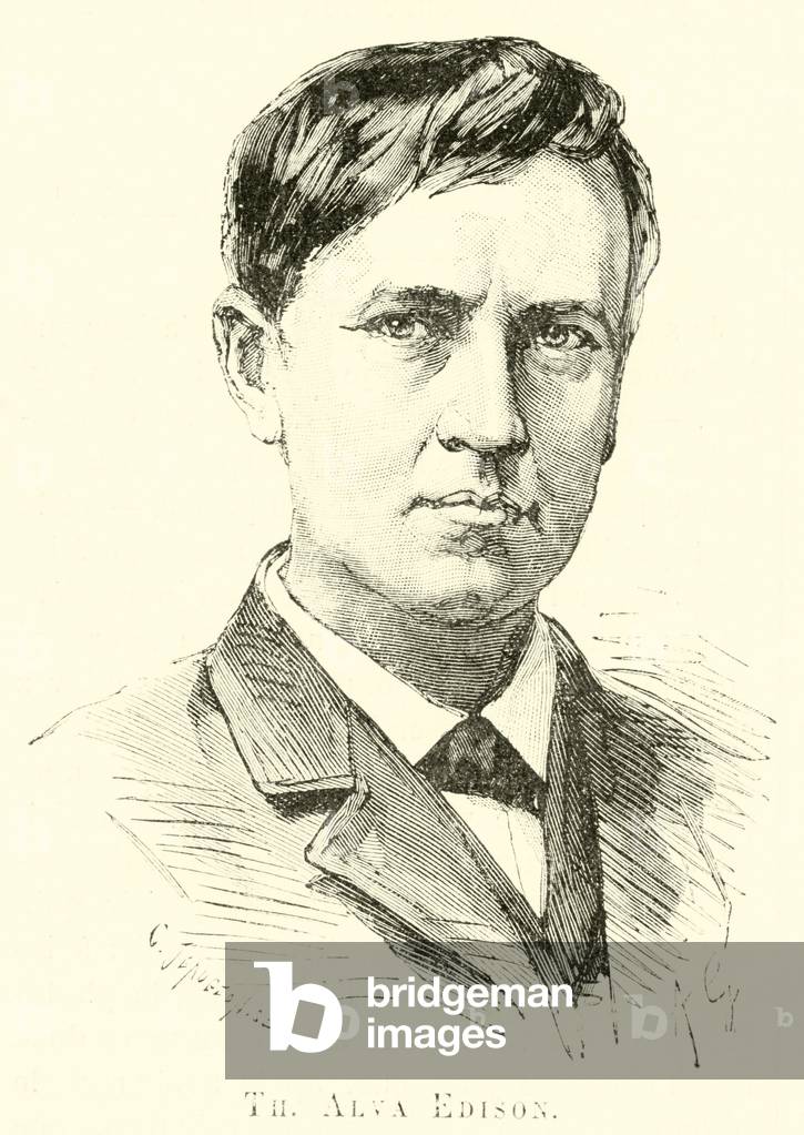 Thomas Alva Edison (engraving)