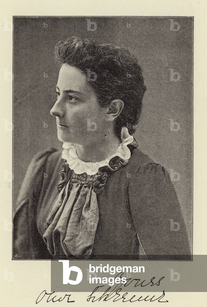 Olive Schreiner (1855-1920), 1893 (b/w photo)