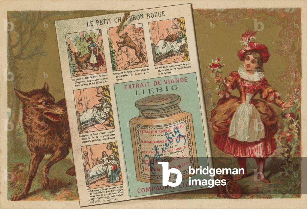 Little Red Riding Hood (chromolitho)