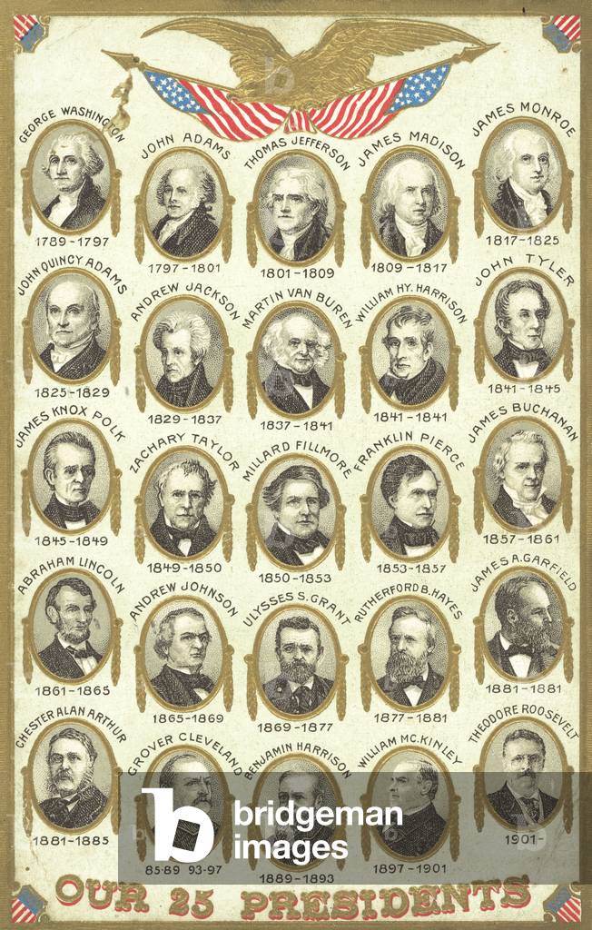 Presidents of the United States of America (chromolitho)