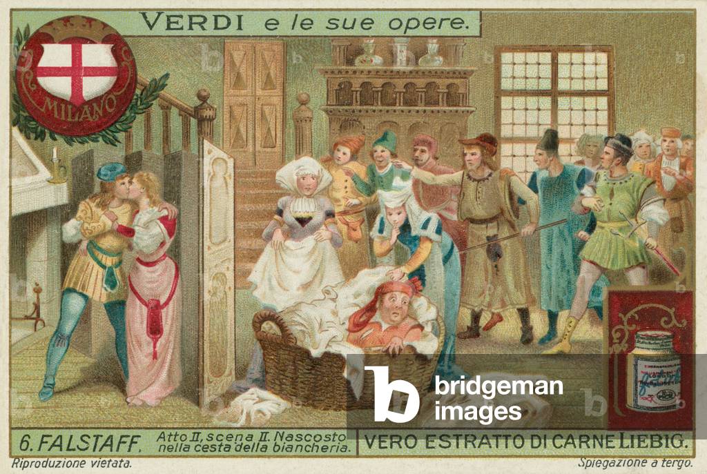 Verdi's Falstaff (chromolitho)