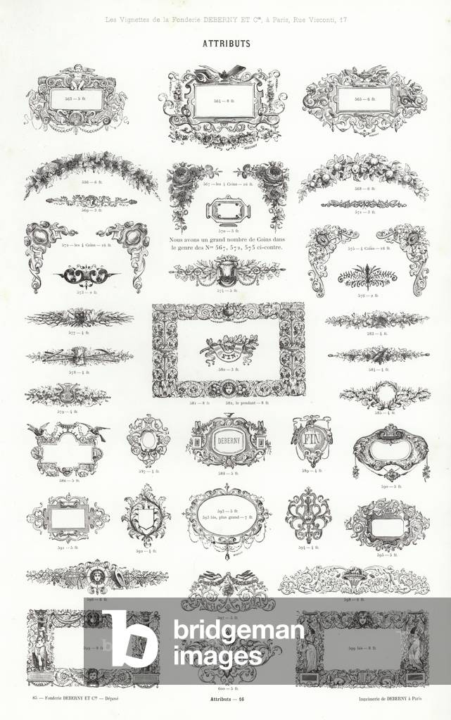 Page from Vignettes Typographiques (engraving)