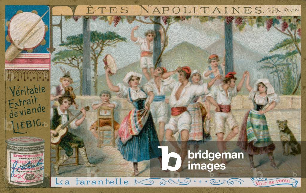 The Tarantella (chromolitho)
