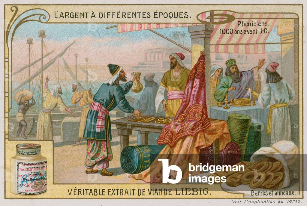 Ancient Phoenicians and Their Bars and Rings (chromolitho)
