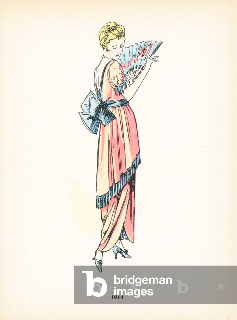 Ladies fashion, 1914 (colour litho)