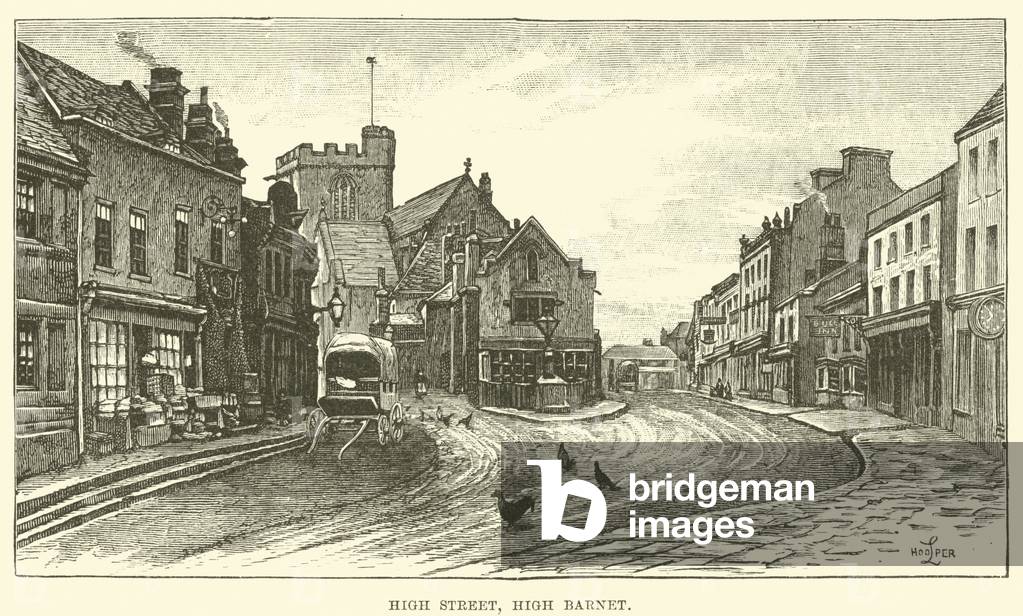 High Street, High Barnet (engraving)