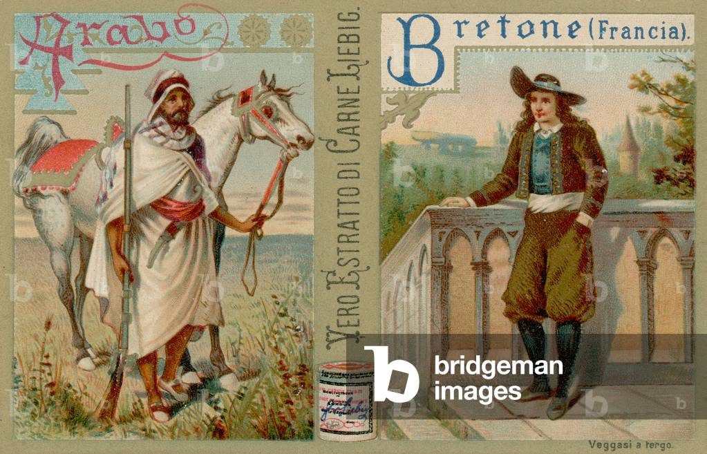 Arab and Breton (chromolitho)