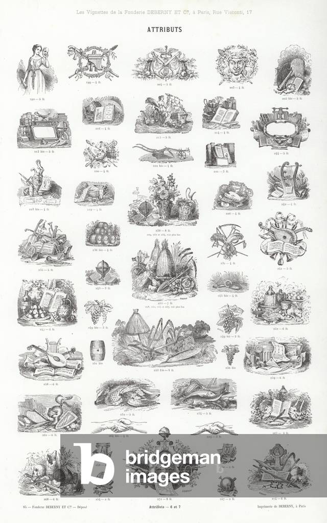 Page from Vignettes Typographiques (engraving)