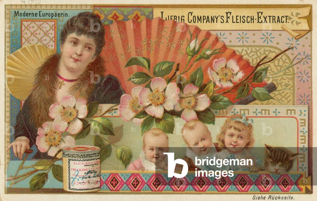 The Modern European Woman (chromolitho)