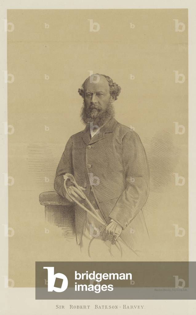 Sir Robert Bateson-Harvey (litho)