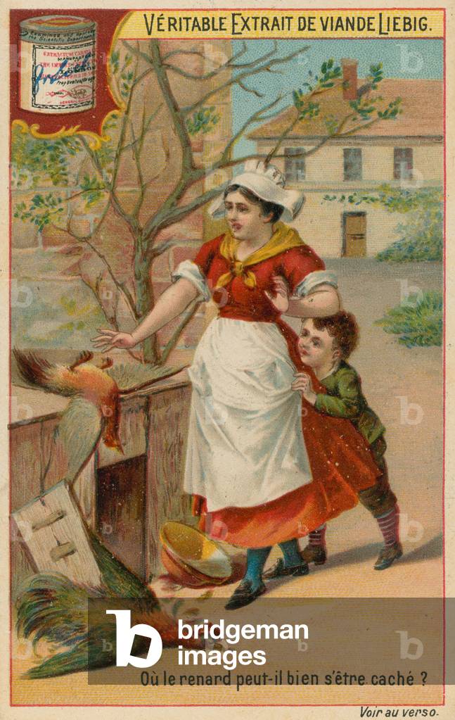 The Lost Fox (chromolitho)
