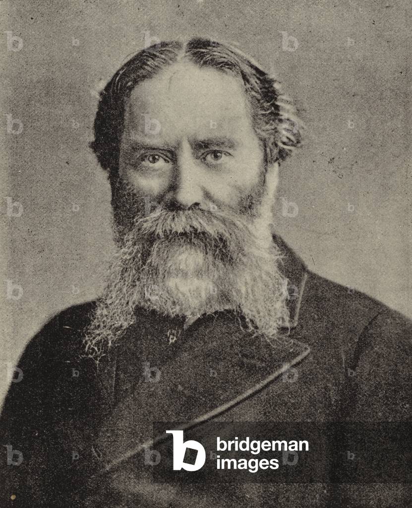 The Hon James Russell Lowell (b/w photo)