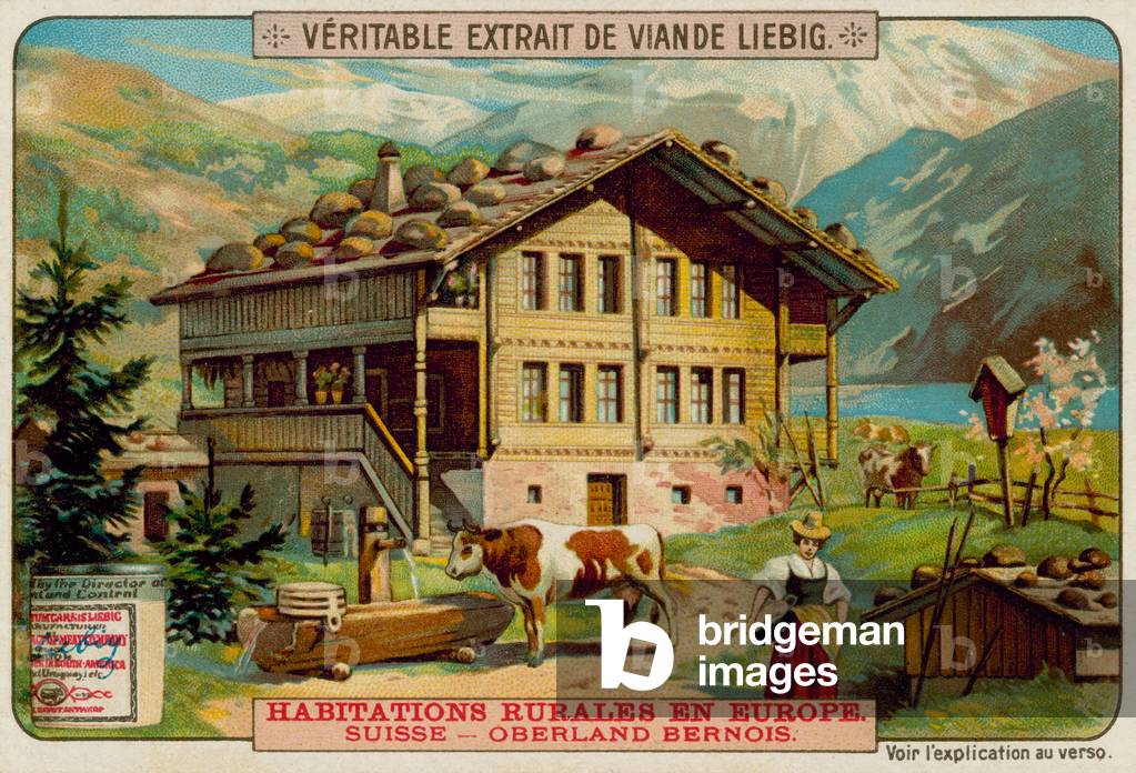 A Swiss Country House (chromolitho)