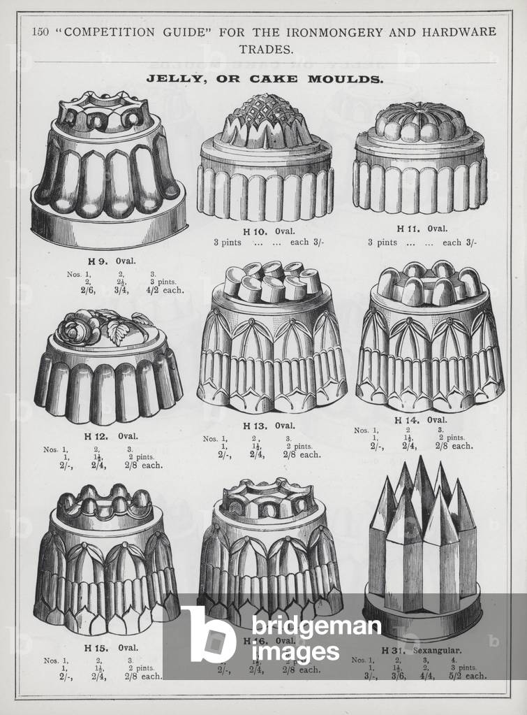 Page of catalogue for the Ironmongery and Hardware Trades, c 1895 (litho)
