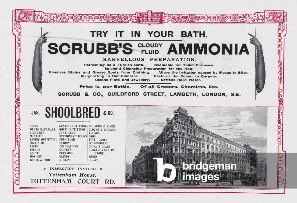 Page of advertisements for The Gentlewoman (litho)