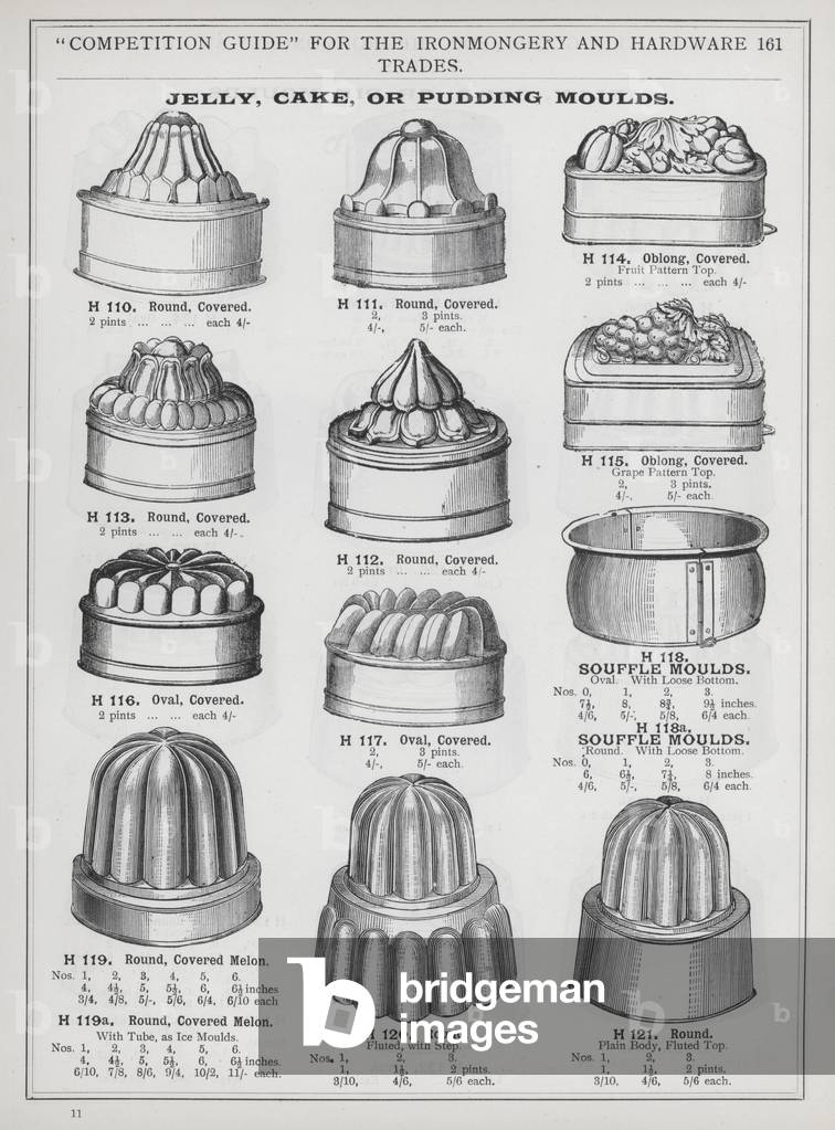 Page of catalogue for the Ironmongery and Hardware Trades, c 1895 (litho)