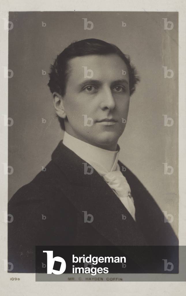 Charles Hayden Coffin, English actor and singer (b/w photo)