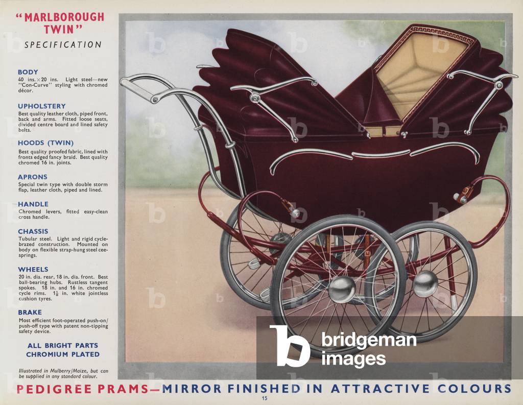 Pedigree Prams and Folders (colour photo)