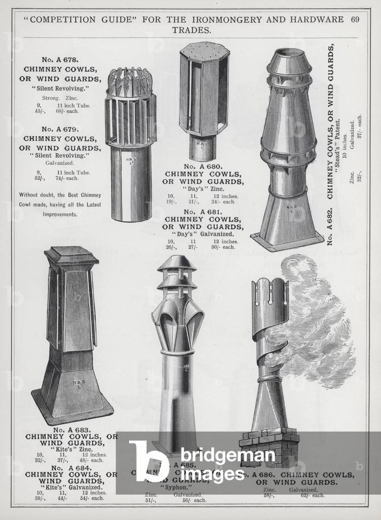 Page of catalogue for the Ironmongery and Hardware Trades, c 1895 (litho)