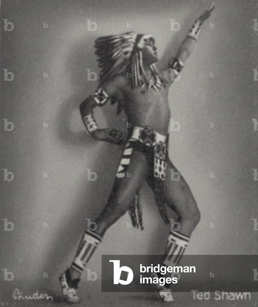 Ted Shawn (b/w photo)