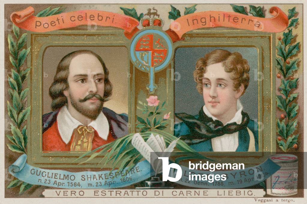 Shakespeare and Byron (chromolitho)