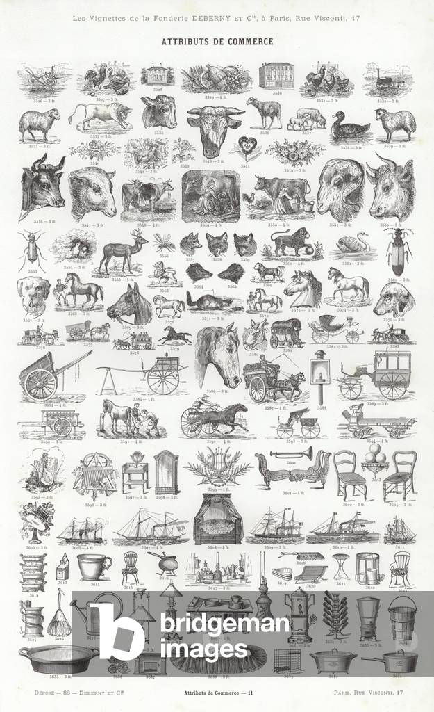 Page from Vignettes Typographiques (engraving)