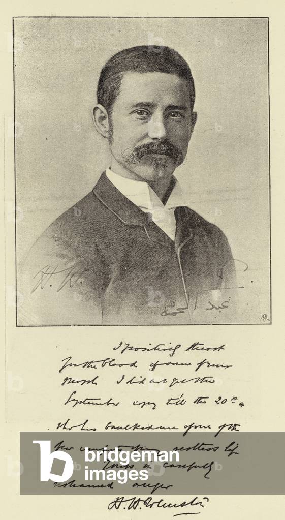 Mr H H Johnston, CB, Consul at Mozambique (b/w photo)
