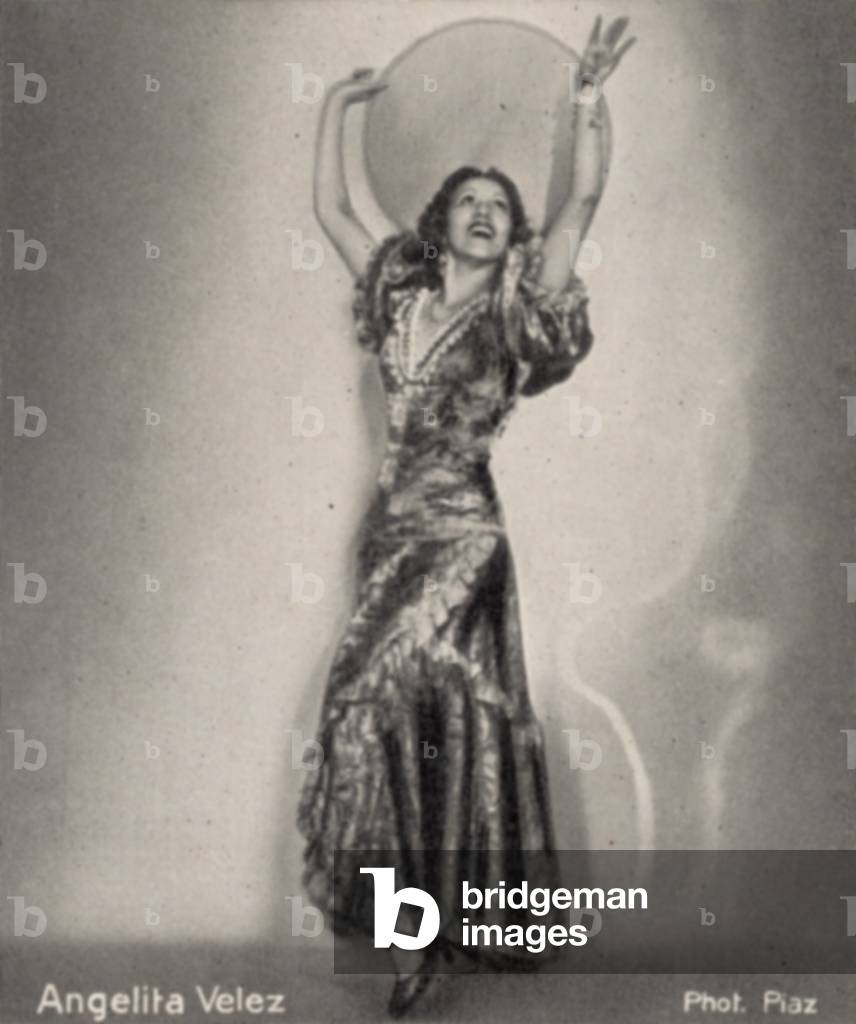 Angelita Velez (b/w photo)