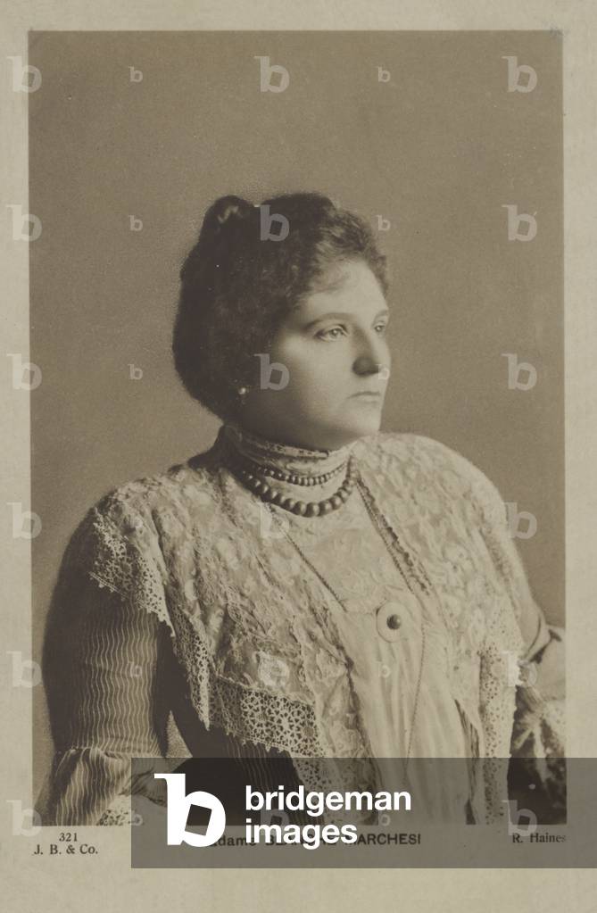 Blanche Marchesi, French mezzo-soprano (b/w photo)