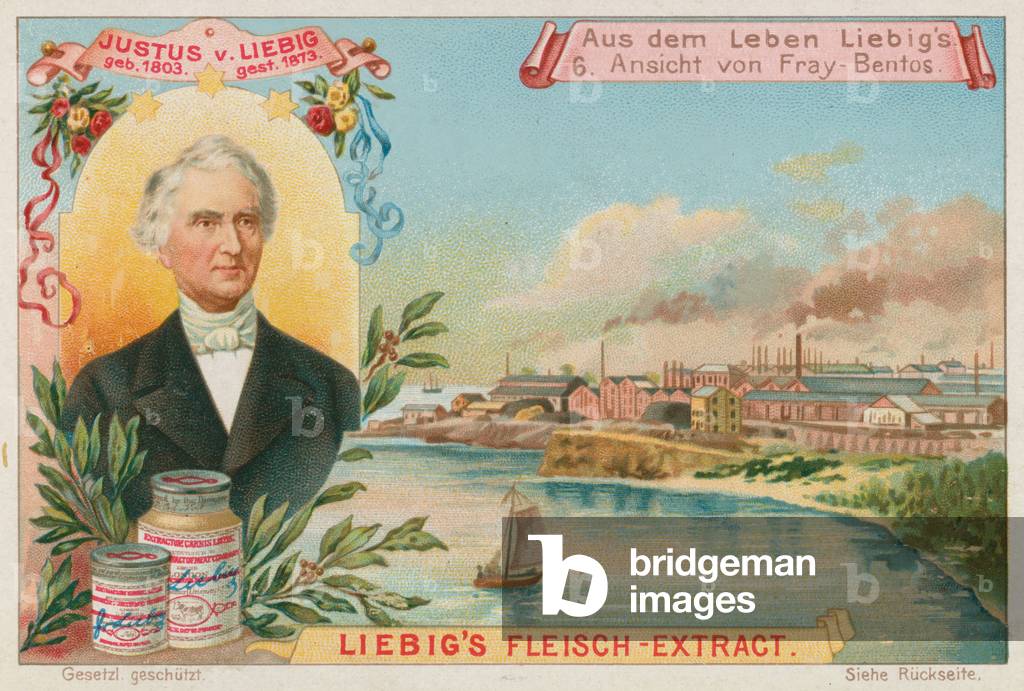 Justus von Liebig: View of Fray-Bentos (chromolitho)