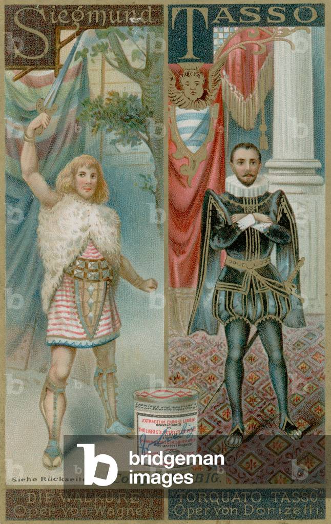 Siegmund and Tasso (chromolitho)