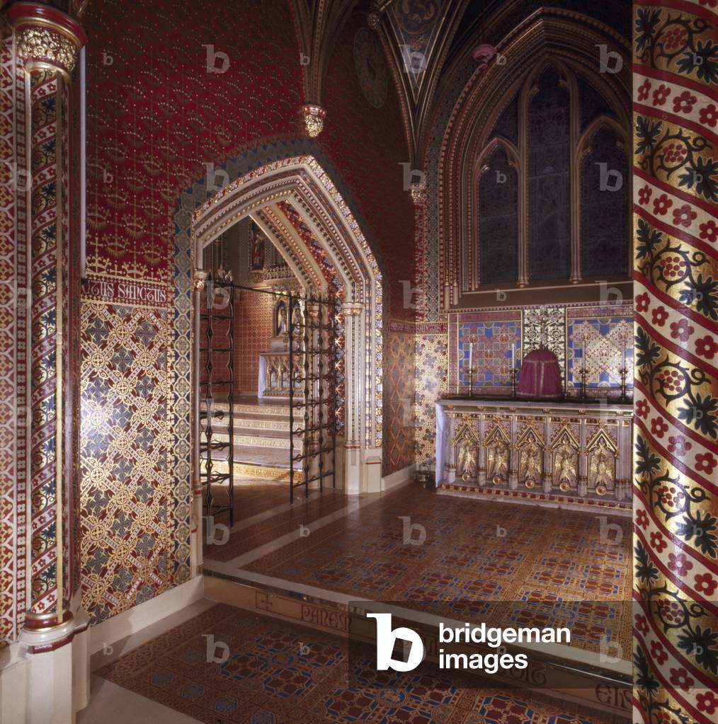 Interior of St Giles, Cheadle, Staffordshire, England (photo)