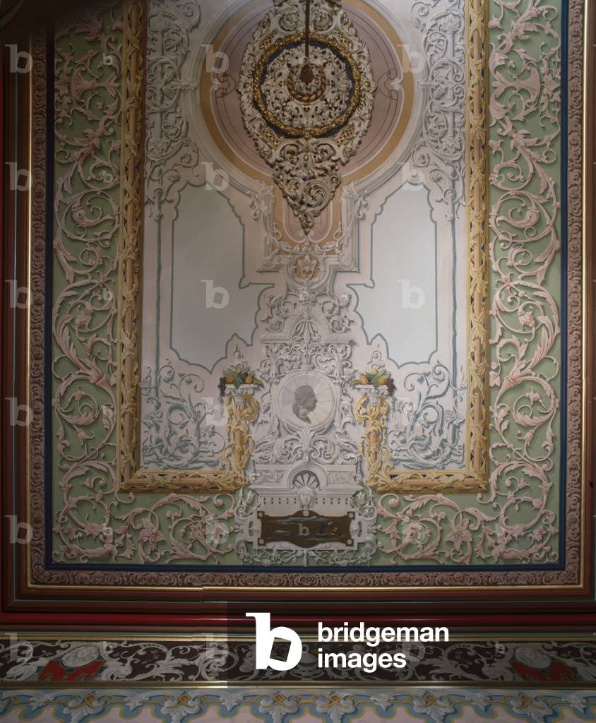 Ceiling detail, Honolulu House, Michigan (photo)