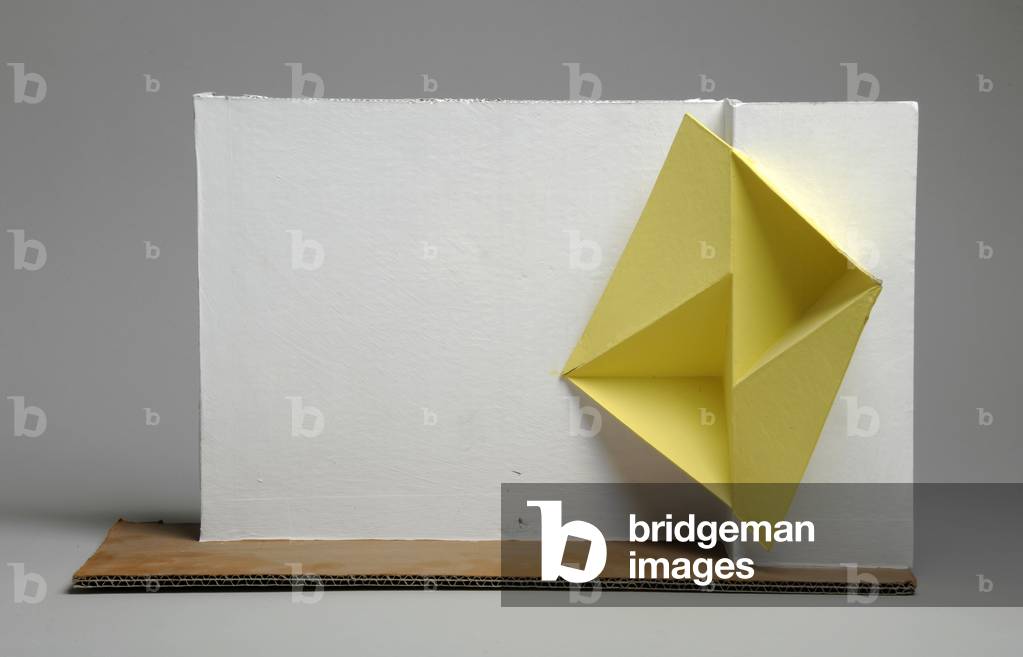 Maquette for Testing the Systems, 1996 (painted card)