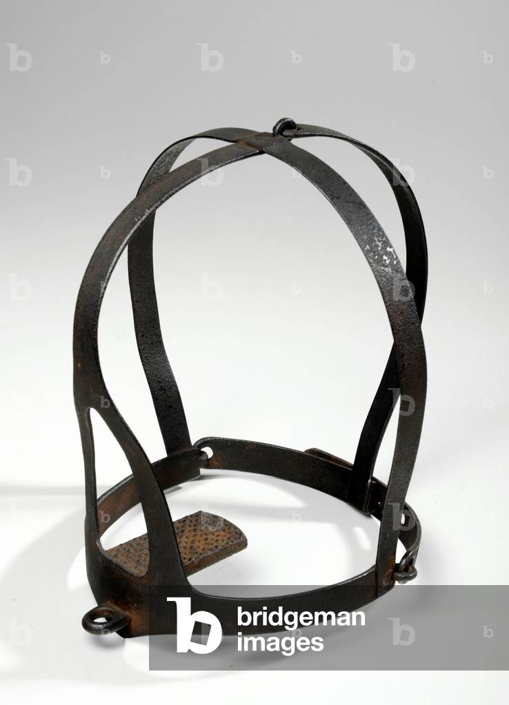 Scolds bridle, 17th century (metal, iron)