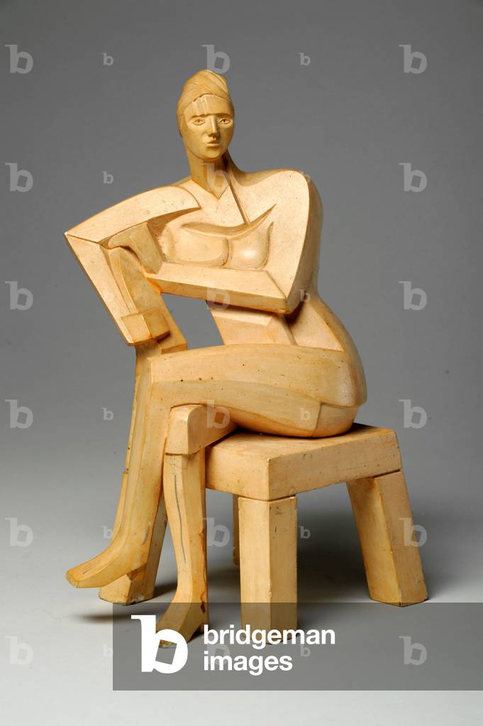 Seated Woman, 1982 (plaster)