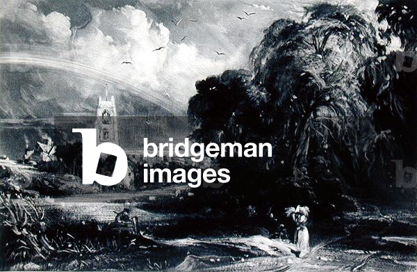 Stoke-by-Nayland, after Constable (etching)