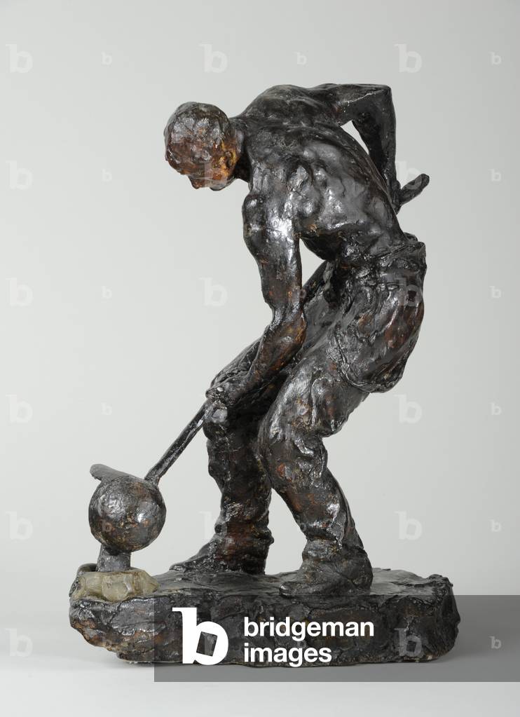 Maquette for The Metal Pourer, c.1913 (painted plaster) (see also 440224-25)