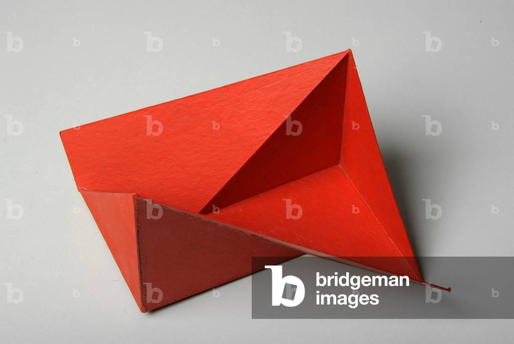 4 of 4 maquettes for Testing the Systems, 1991-93 (painted card)